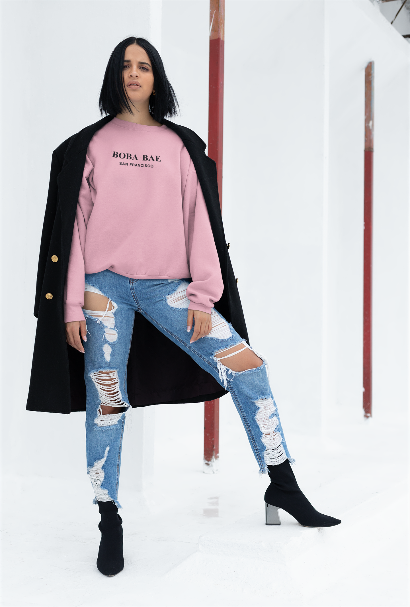 Boba Bae Sweater - CollegeBoba