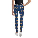 Kid wearing Boba Leggings Back View