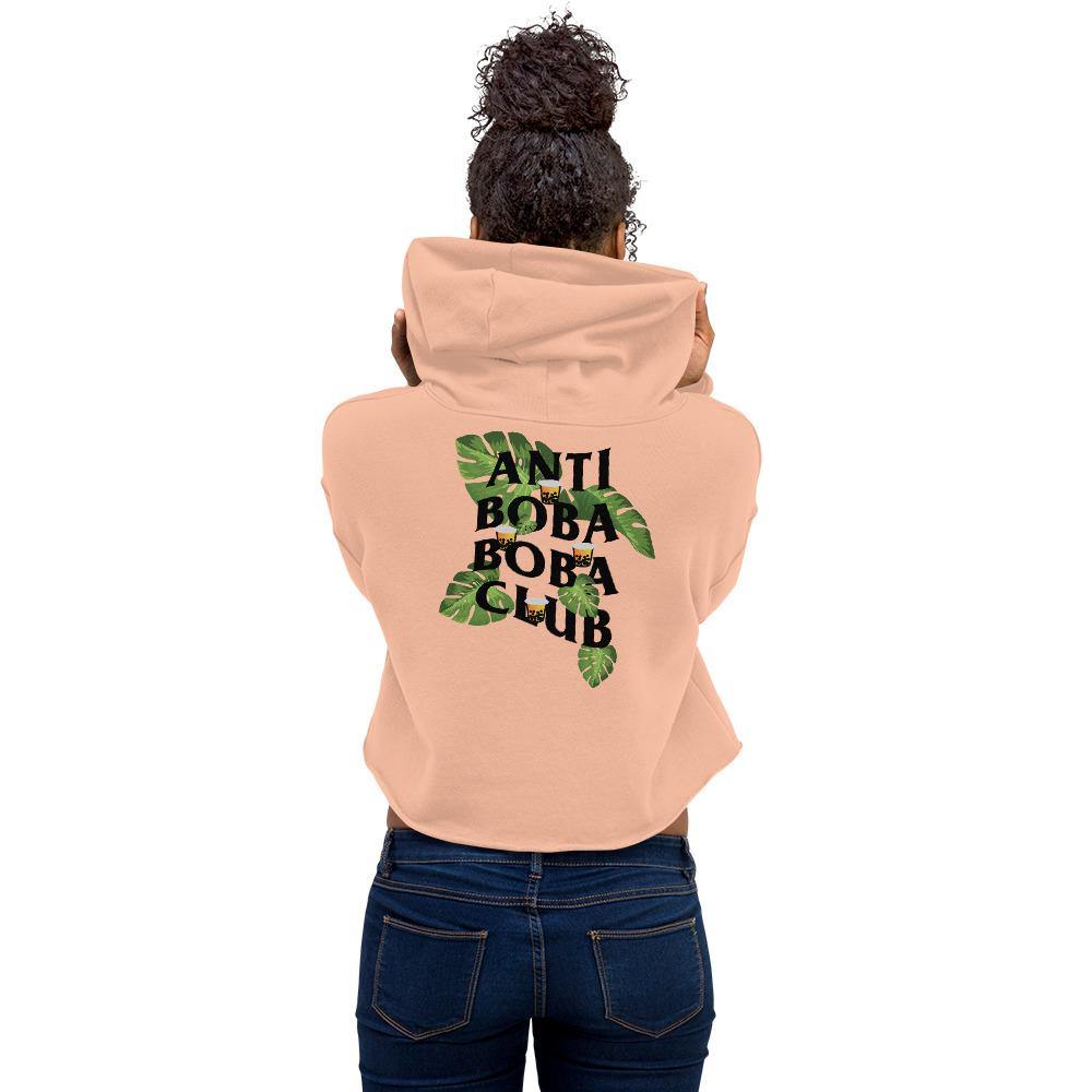 Anti Boba Boba Club Crop Top Hoodie - CollegeBoba