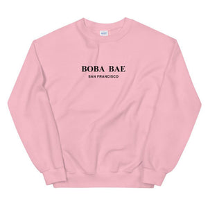 Boba Bae sweater mockup