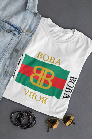 Gucci Boba Shirt against the Floor