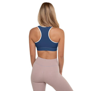 Back of a Boba Sports Bra with a woman wearing yoga pants