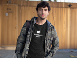 Man wearing Bobaciaga Shirt 